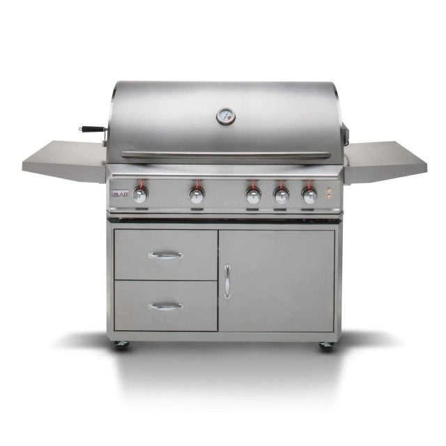 Blaze Professional BLZ-4PRO 44 Inch 4 Burner On Cart Natural Or Propane Gas Grill