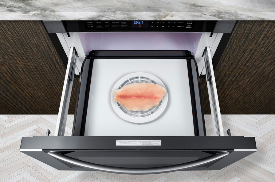 Summit 24" Wide Built-In Drawer Microwave Refrigerator Accessories Summit Appliance
