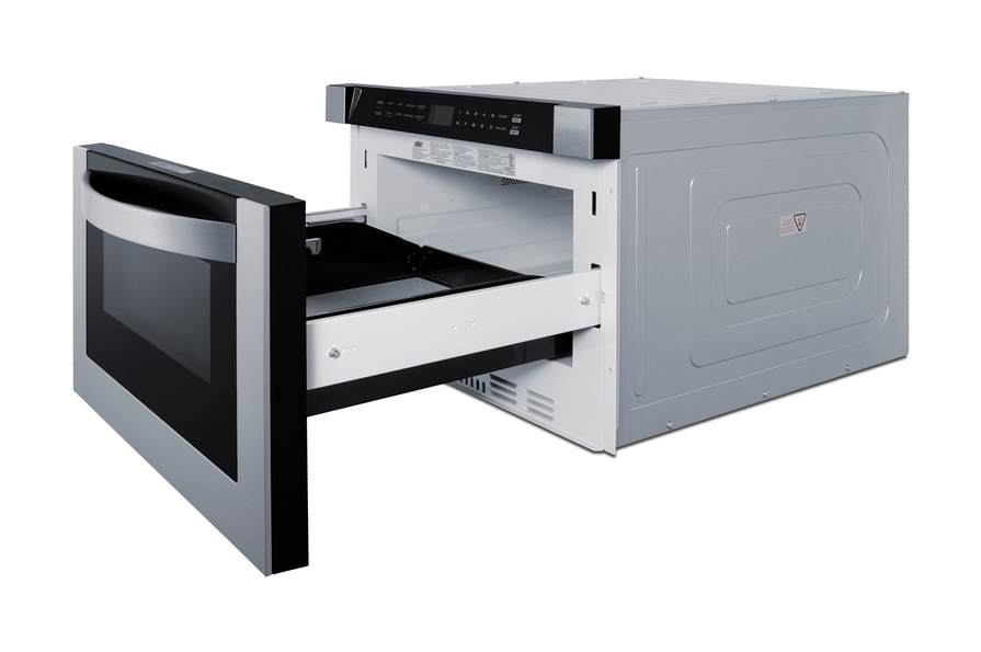 Summit 24" Wide Built-In Drawer Microwave Refrigerator Accessories Summit Appliance