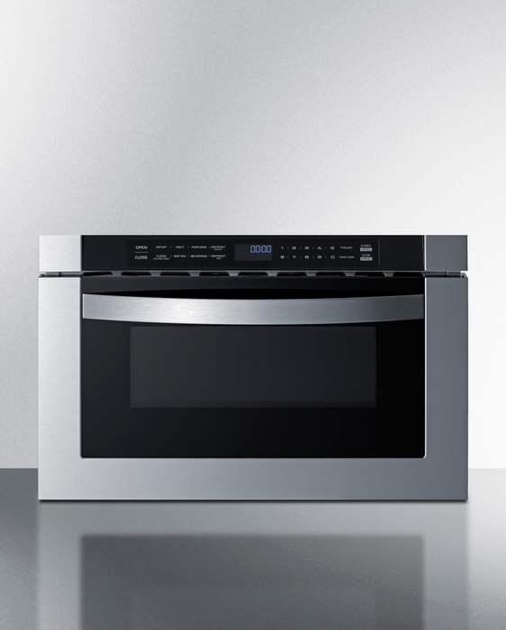 Summit 24" Wide Built-In Drawer Microwave Refrigerator Accessories Summit Appliance