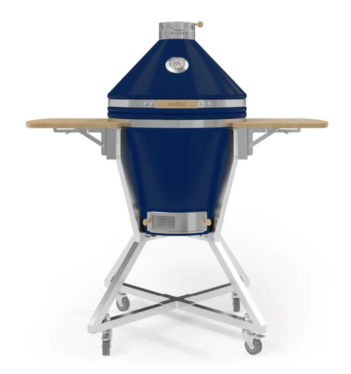 Platinum Kamado Bundle Grill with trolley- Blue BBQ GRILL New Age