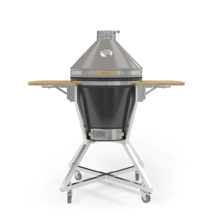 Platinum Kamado Bundle Grill with trolley - Taupe BBQ GRILL New Age
