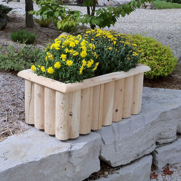 Log Planter Swings Leisurecraft