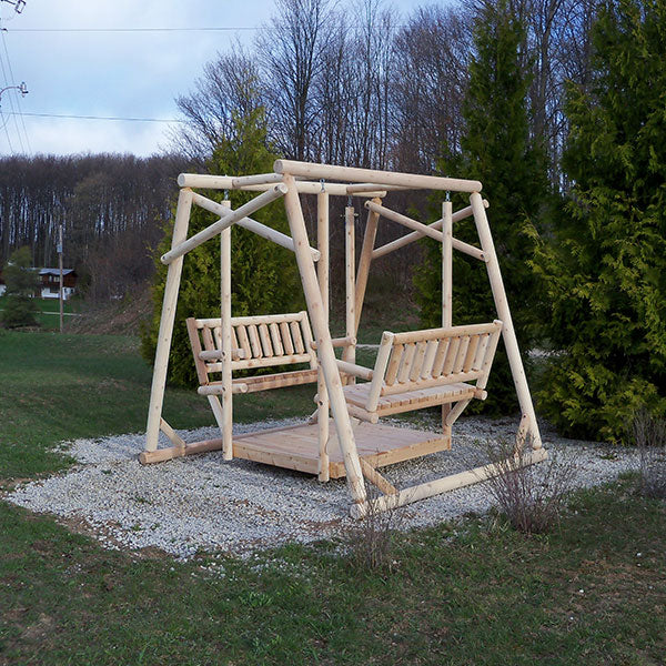 Old Fashion Log Swing Swings Leisurecraft