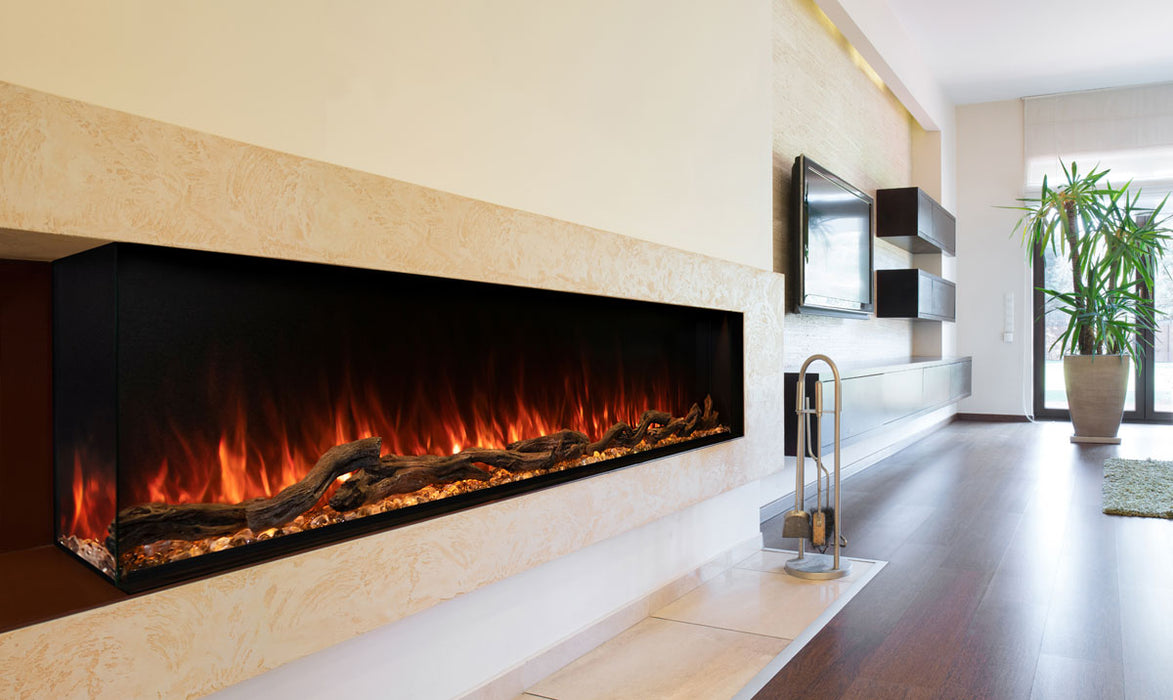 Modern Flames SPS-100B Spectrum Slimline Wall Mount/Built-In Electric Fireplace