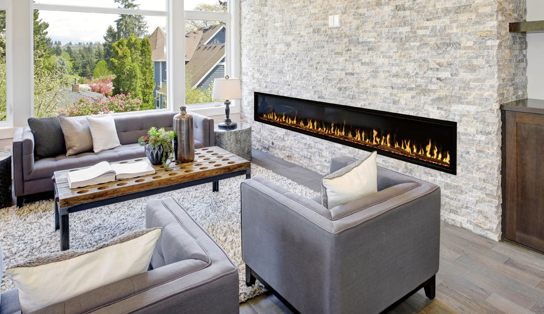 Modern Flames OR100-MULTI Orion Multi 100-Inch Three-Sided Built-In Electric Fireplace