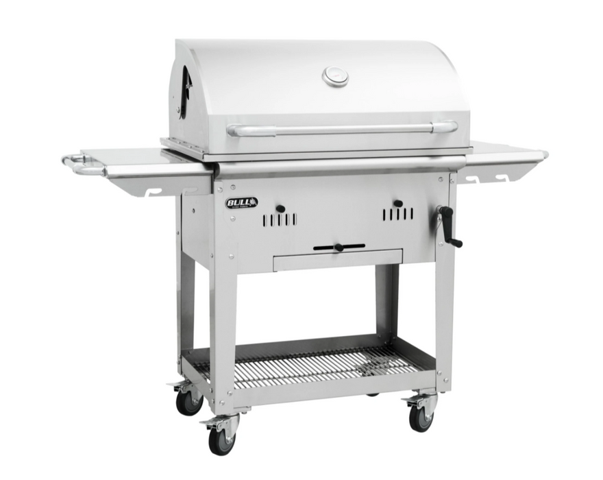 Bull 30-Inch Bison Premium Charcoal Grill and Cart