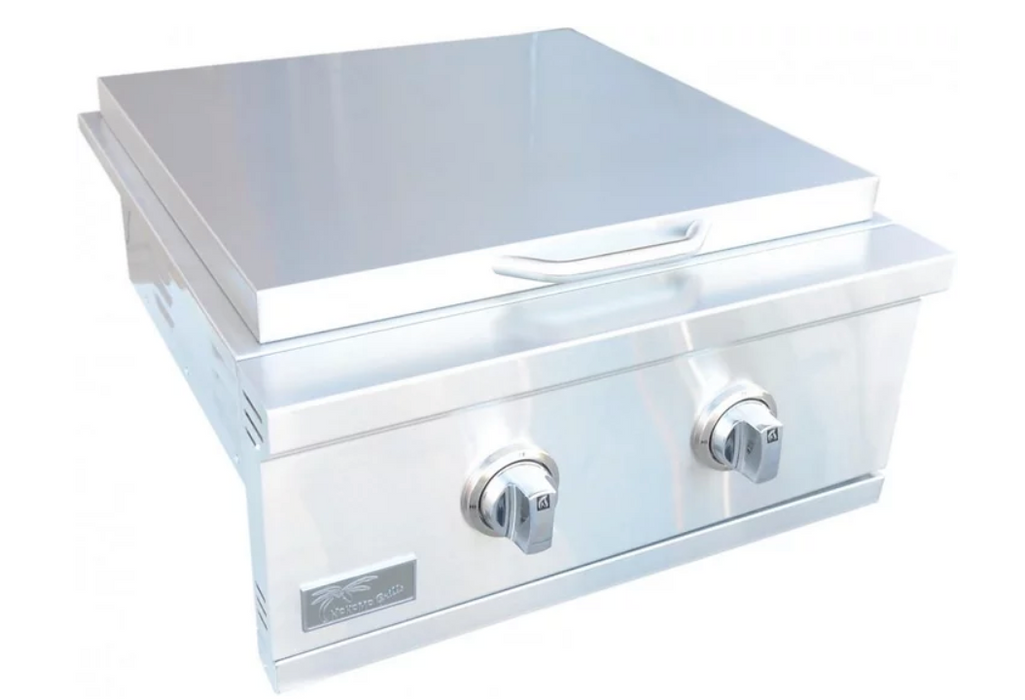 Built-In 22 Inch Griddle Teppanyaki Gas Grill BBQ GRILL KoKoMo Grills Built-In 22 Inch Griddle Teppanyaki Gas Grill LPG