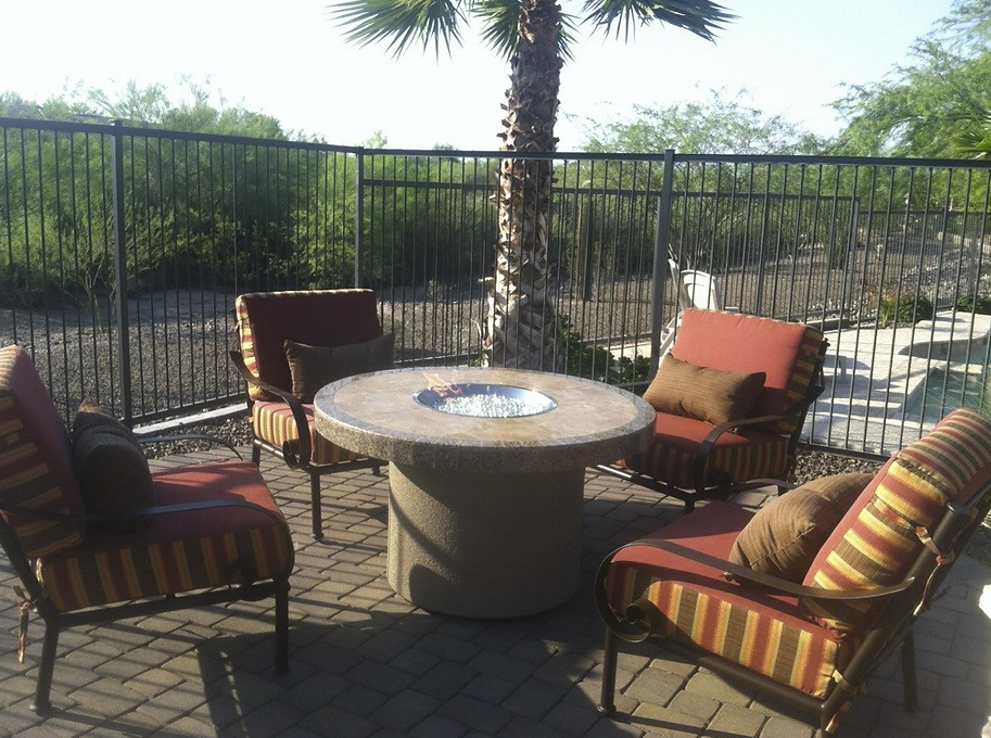 Bahama Outdoor Fire Table KoKoMo Grills Bahama Outdoor Fire Table LPG