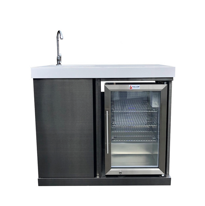 Mont Alpi Beverage Center - Black Stainless Steel BBQ GRILL Mont Alpi
