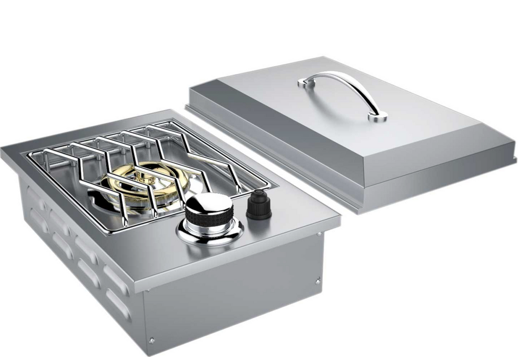 Drop-in Single Burner - Item No. 1SSB BBQ GRILL SunStone Barbecue Grills Drop-in Single Burner - Item No. 1SSB - LPG