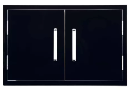 Bonfire Double Door Black BBQ GRILL Bonfire Barbecue grills