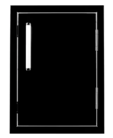 Bonfire Vertical Door 1724 BLack BBQ GRILL Bonfire Barbecue grills   