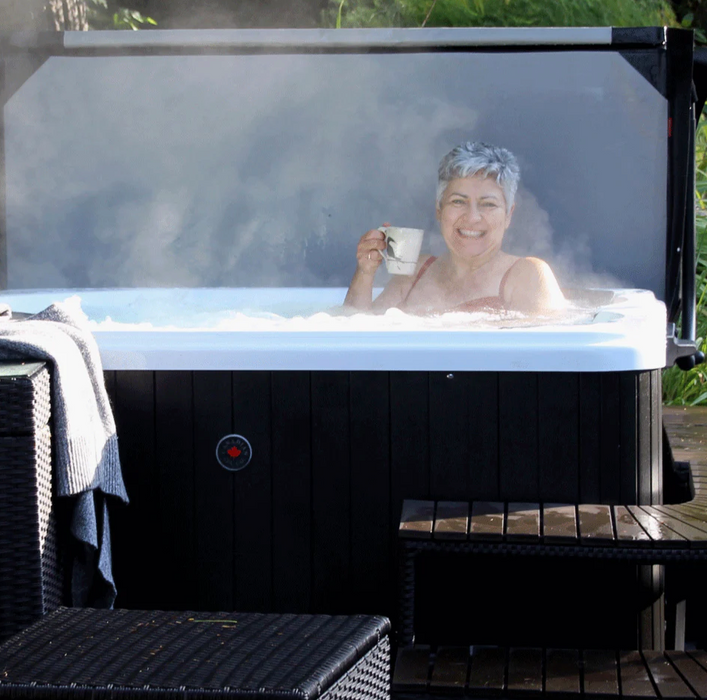 Saskatoon 4-Person 12-Jet Portable Hot Tub Hot Plates Canadian spas