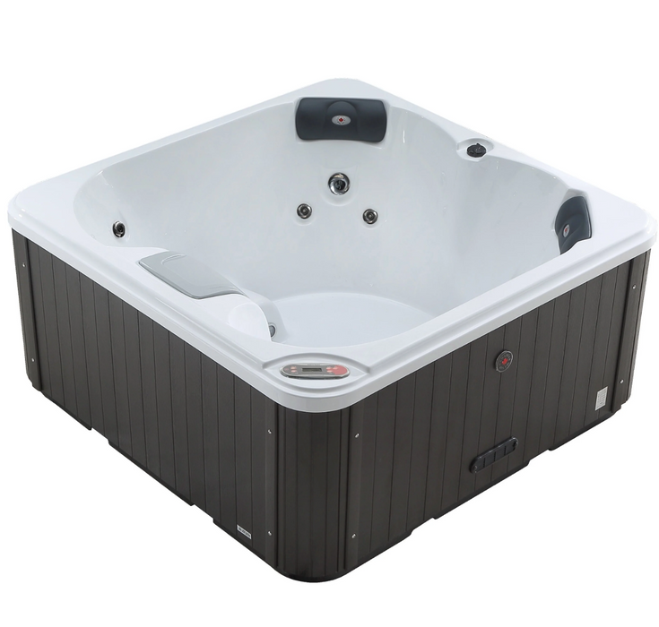 Saskatoon 4-Person 12-Jet Portable Hot Tub Hot Plates Canadian spas