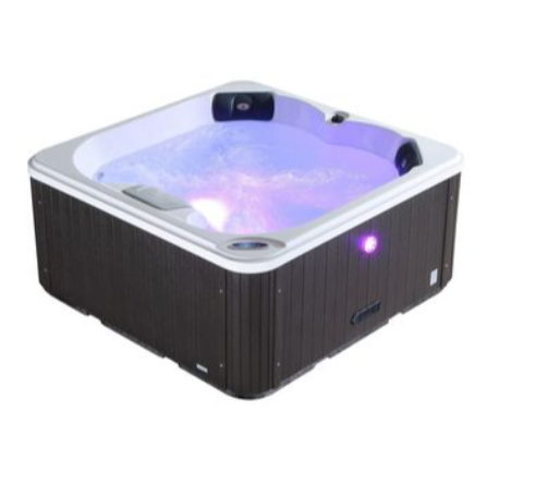 Saskatoon 4-Person 12-Jet Portable Hot Tub Hot Plates Canadian spas