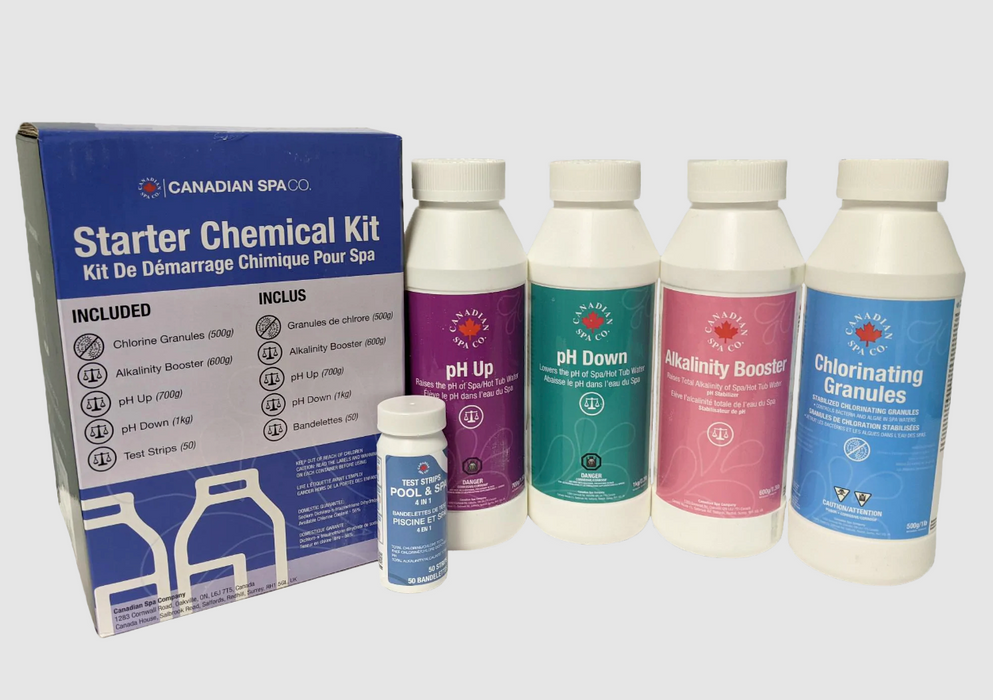 Starter Chemical Kit Hot Plates Canadian spas