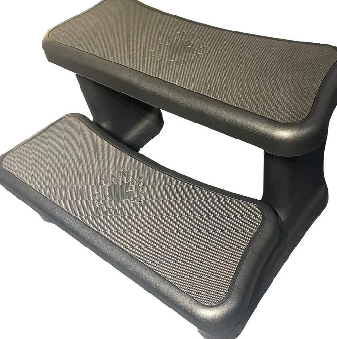 Universal Spa Steps - Black Hot Plates Canadian spas