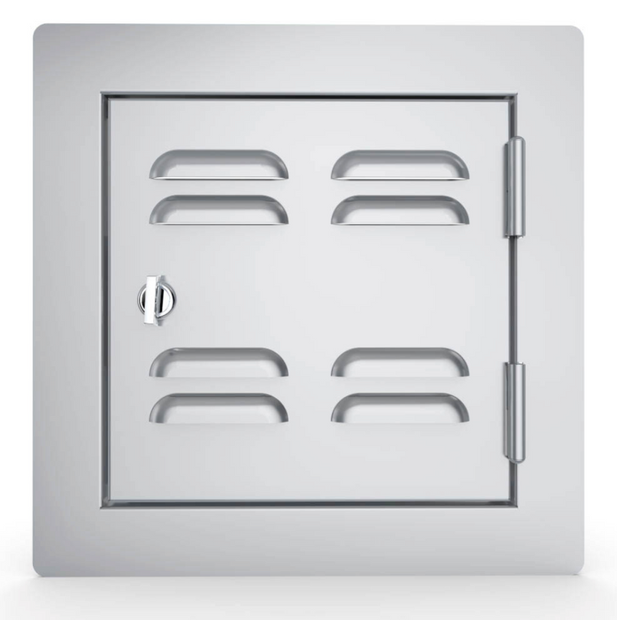 Classic Series Flush Style 12"x12" Utility Access Door Vented BBQ GRILL SunStone Barbecue Grills 12" x 12" Right Swing Vented Door/ Item No. C-VSDR12