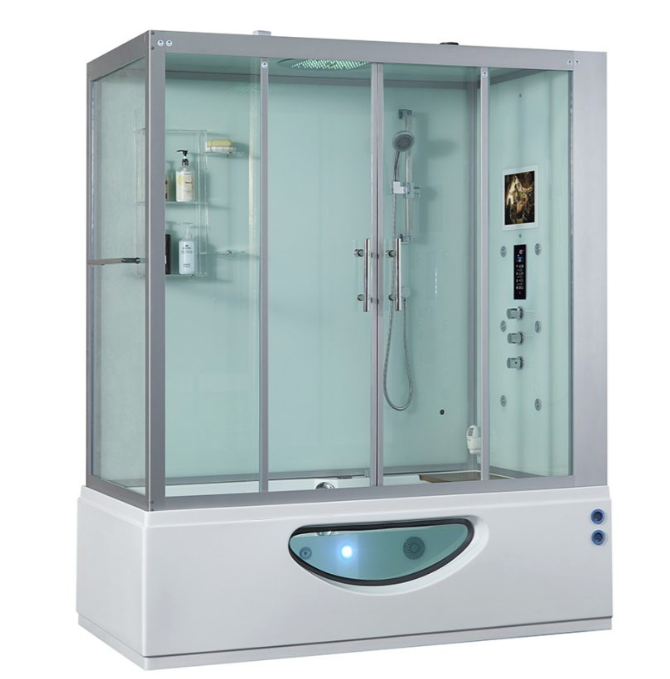 Platinum Catania Steam Shower - White Spas Maya Bath LLC Platinum Catania Steam Shower - White - Right
