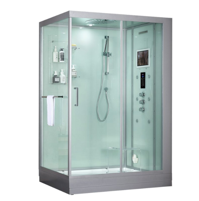 Platinum Anzio Steam Shower - White Spas Maya Bath LLC Platinum Anzio Steam Shower - White - Right