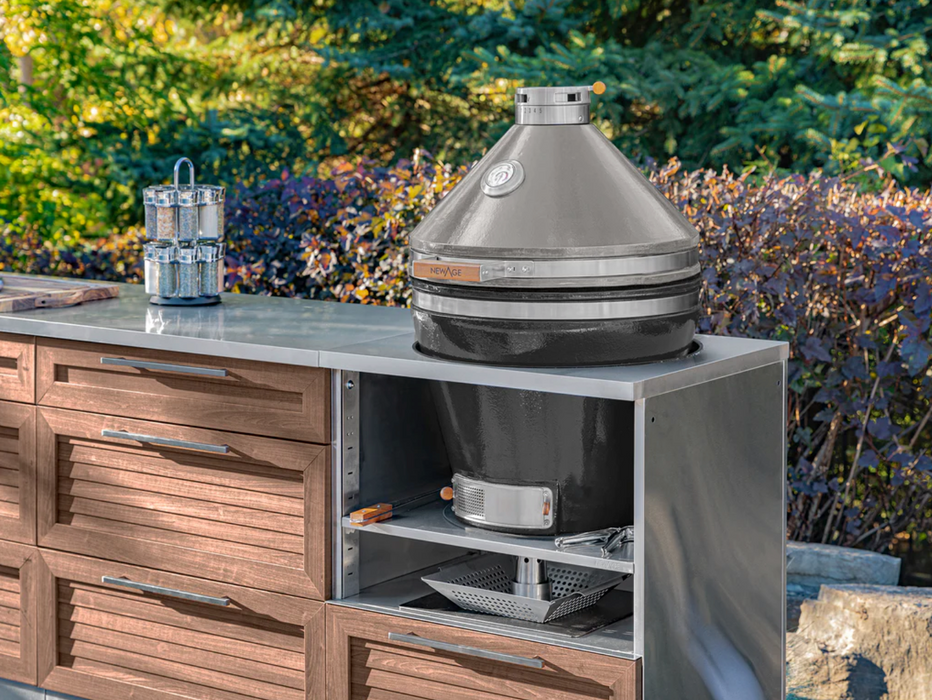 Kamado Platinum 22 in. Blue BBQ GRILL New Age