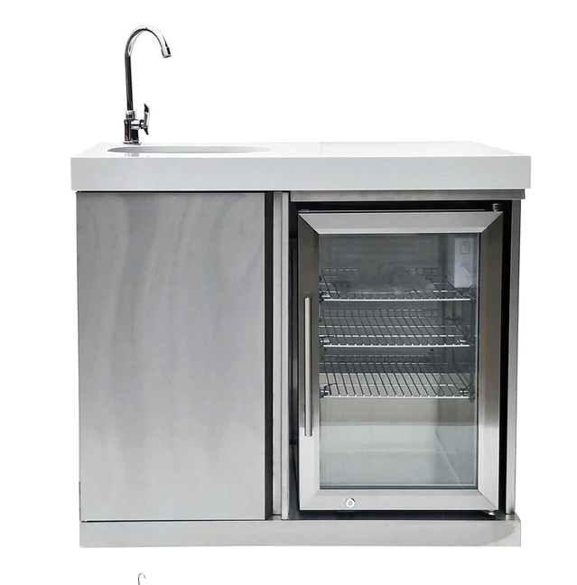 Mont Alpi Beverage Center - Stainless Steel BBQ GRILL Mont Alpi
