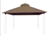 Riverstone Industries 14 ft. sq. ACACIA Gazebo Roof Framing and Mounting Kit With Antique Beige OutDURA Canopy Canopy & Gazebo Tops RiverStone   