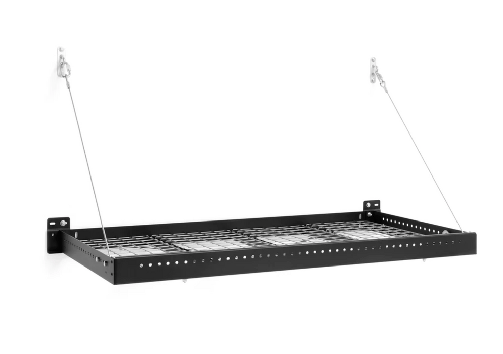 Pro Series 2 ft. x 4 ft. Wall Mounted Steel Shelf outdoor funiture New Age Pro Series 2 ft. x 4 ft. Wall Mounted Steel Shelf - Black