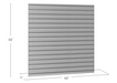 Pro Series 16 Sq. Ft. Steel Slatwall outdoor funiture New Age   