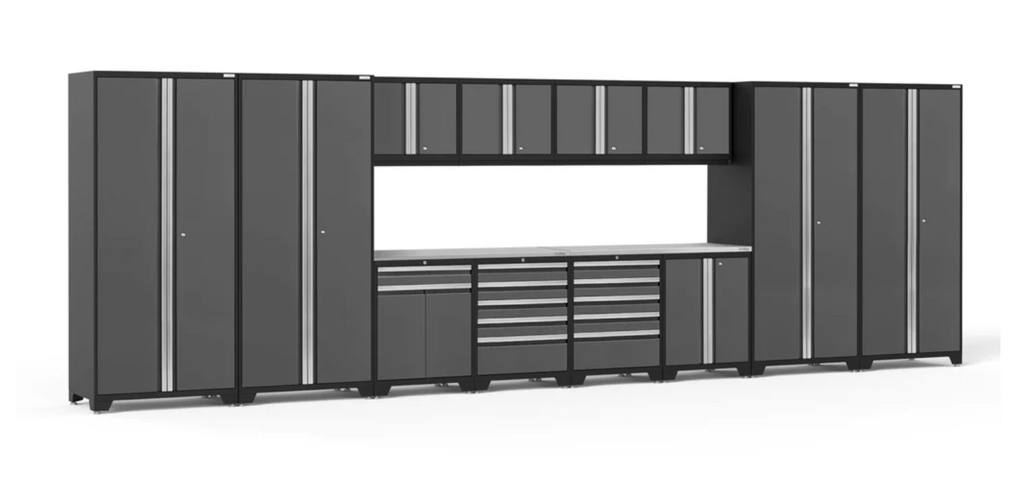Pro Series 14 Piece Cabinet Set outdoor funiture New Age Pro Series 14 Piece Cabinet Set - Grey