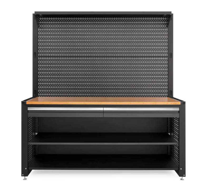 Pro Series 78 in. Workstation with 30 PC Accessory Kit outdoor funiture New Age Pro Series 78 in. Workstation with 30 PC Accessory Kit - Grey Bamboo