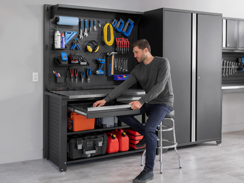 Pro Series 78 in. Workstation with 30 PC Accessory Kit outdoor funiture New Age