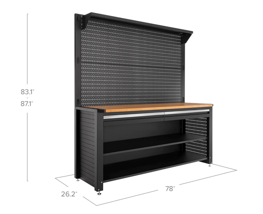 Pro Series 78 in. Workstation with 30 PC Accessory Kit outdoor funiture New Age