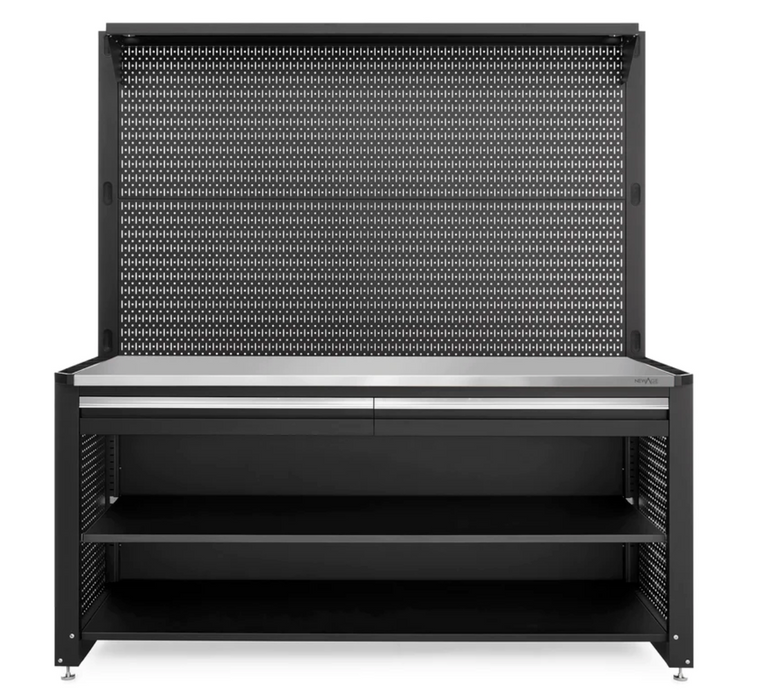 Pro Series 78 in. Workstation with 30 PC Accessory Kit outdoor funiture New Age Pro Series 78 in. Workstation with 30 PC Accessory Kit - Grey Stainless Steel
