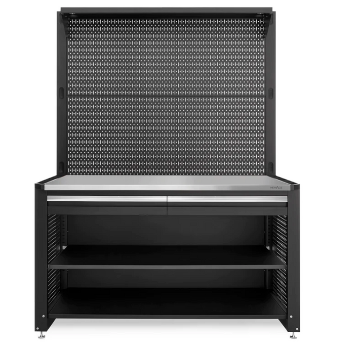 Pro Series 62 in. Workstation with 30 PC Accessory Kit outdoor funiture New Age Pro Series 62 in. Workstation with 30 PC Accessory Kit - Grey Stainless Steel