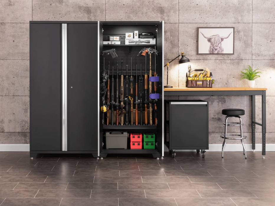 Secure Gun Cabinet Accessory - 36 in. 6 Gun Stock Rest Cabinets & Storage New Age   