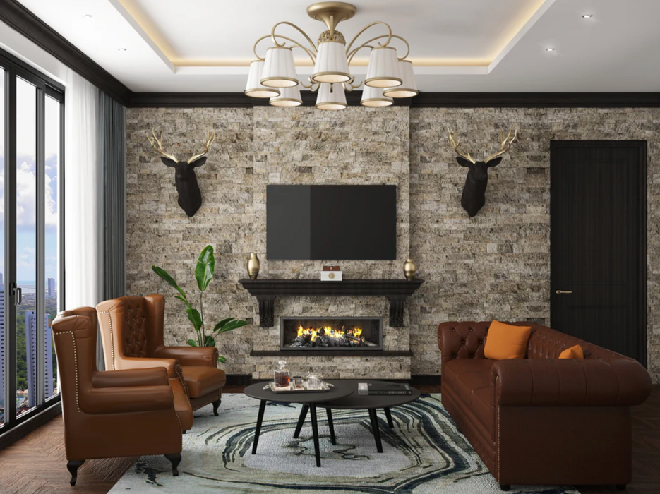 Natural Stacked Stone 300 sq. ft. Bundle Loose Stones New Age