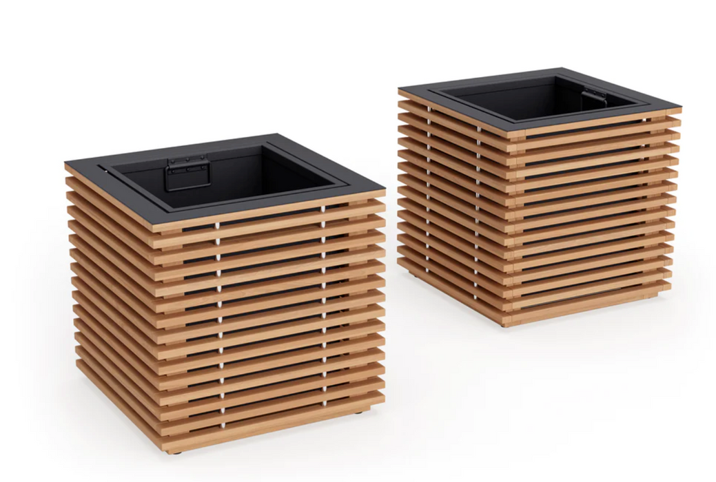 Monterey Square Planter Boxes (Set of 2) outdoor funiture New Age Aluminum