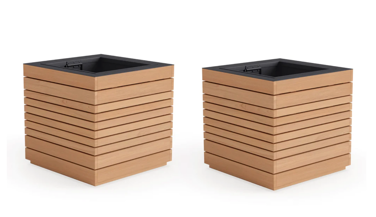 Rhodes Square Planter (Set of 2) outdoor funiture New Age Aluminum