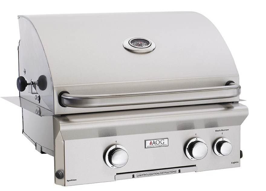 AOG 24" built-in w/halogen interior lights- AOG24NBL BBQ GRILL CG Products
