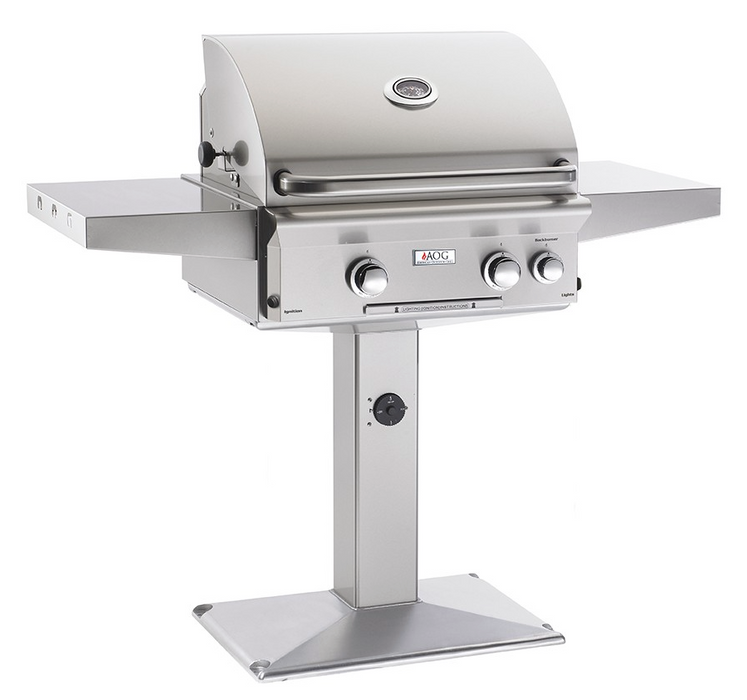 AOG24" patio post w/halogen interior lights BBQ GRILL CG Products