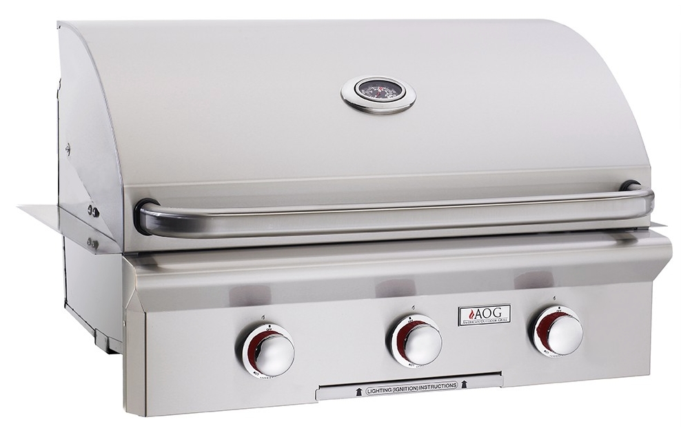 AOG 30" built-in w/piezo "rapid light" ignition w/o backburn BBQ GRILL CG Products