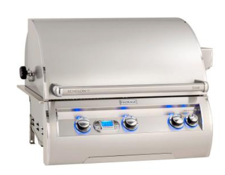 Fire Magic Echelon Diamond E660i 30-Inch 3-Burner Built-In Propane Gas Grill with Digital Thermometer and Rear Burner BBQ GRILL CG Products