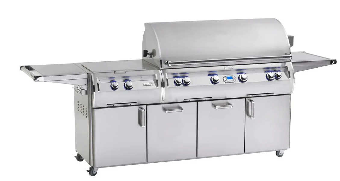 Fire Magic Echelon Diamond E1060s Freestanding Gas BBQ Grill With Power Burner, Infrared Burner, And Digital Thermometer - Propane BBQ GRILL CG Products