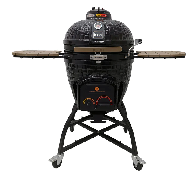 Icon XR402 Deluxe Kamado Grill, Black BBQ GRILL CG Products