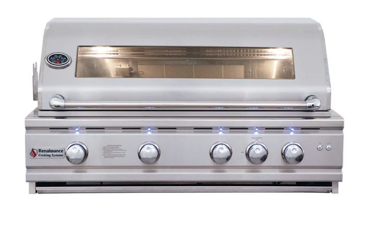38" Cutlass Pro Built-In Grill w/ Window - RON38AW BBQ GRILL CG Products 38" Cutlass Pro Built-In Grill W/ Window - LPG