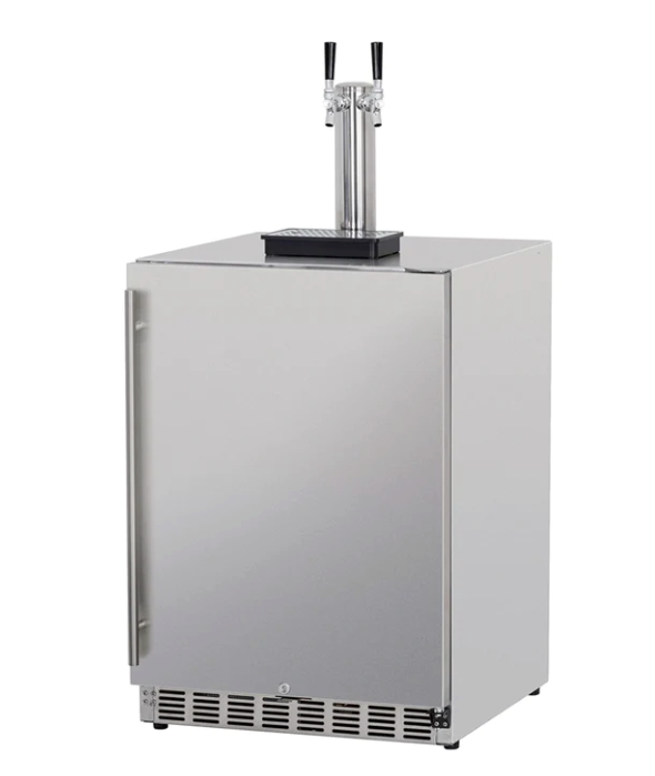 RCS Kegerator (Double-Tap) Stainless Steel BBQ GRILL CG Products   