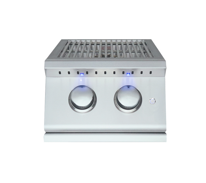 The Premier Series Double Side Burner with LED Lights BBQ GRILL CG Products The Premier Series Double Side Burner with LED Lights - LPG