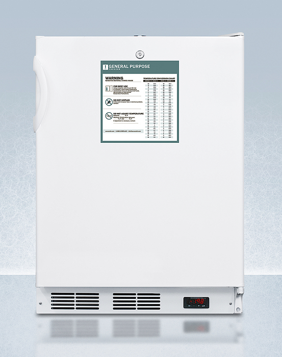 Summit 24" Wide Built-In All-Freezer, ADA Compliant Refrigerators Summit Appliance